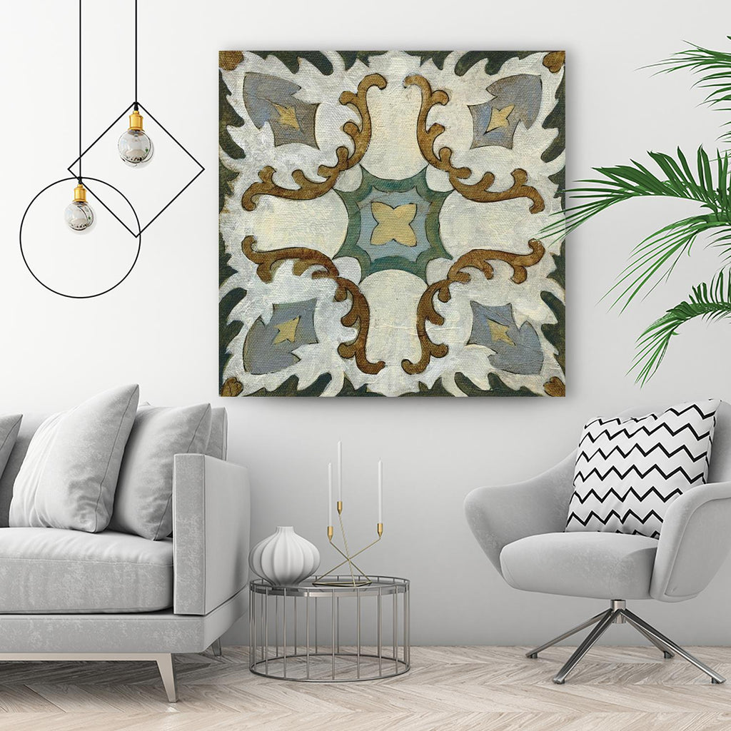 Old World Tile I by Silvia Vassileva on GIANT ART - multi abstract abstract