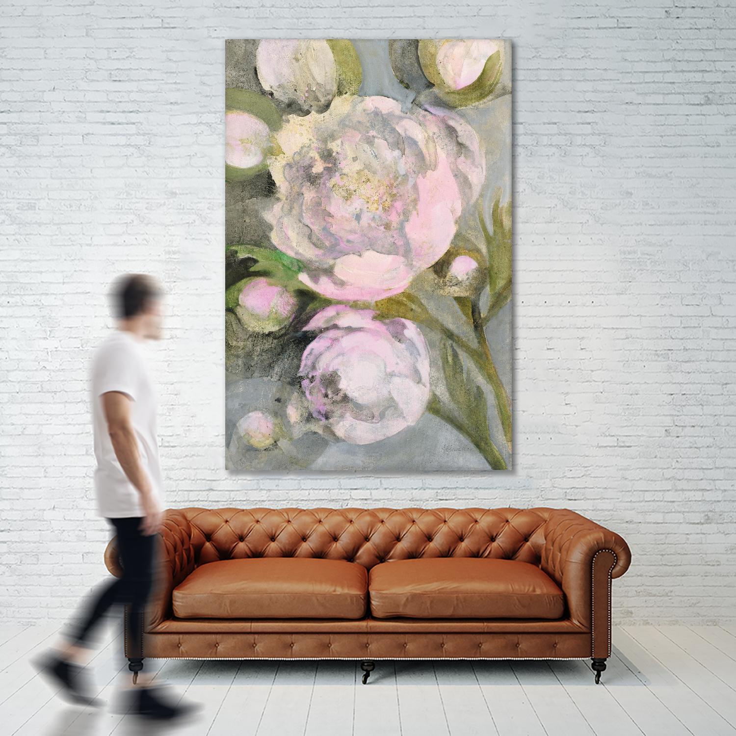 Favorite Peonies by Albena Hristova on GIANT ART - multi florals florals
