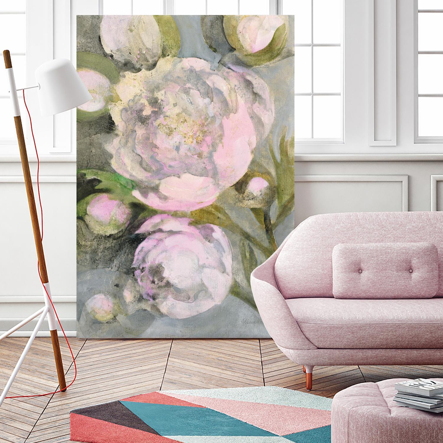 Favorite Peonies by Albena Hristova on GIANT ART - multi florals florals