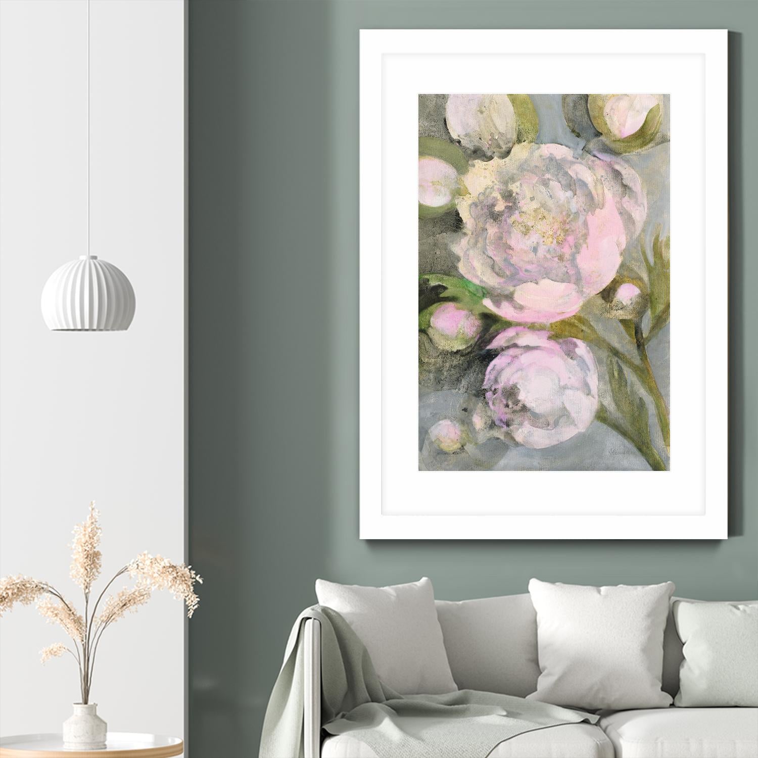 Favorite Peonies by Albena Hristova on GIANT ART - multi florals florals