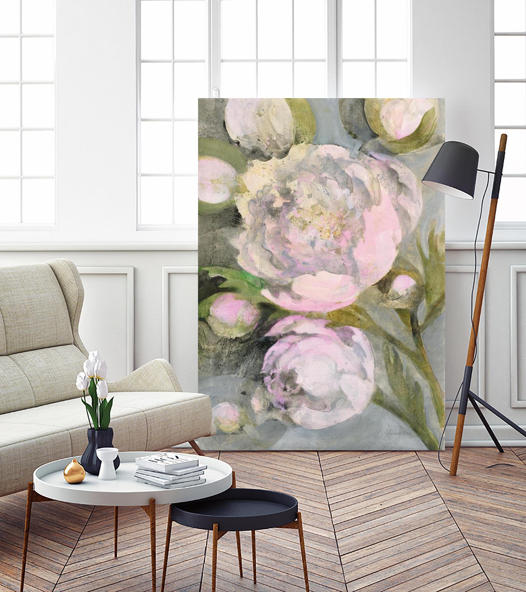 Favorite Peonies by Albena Hristova on GIANT ART - multi florals florals