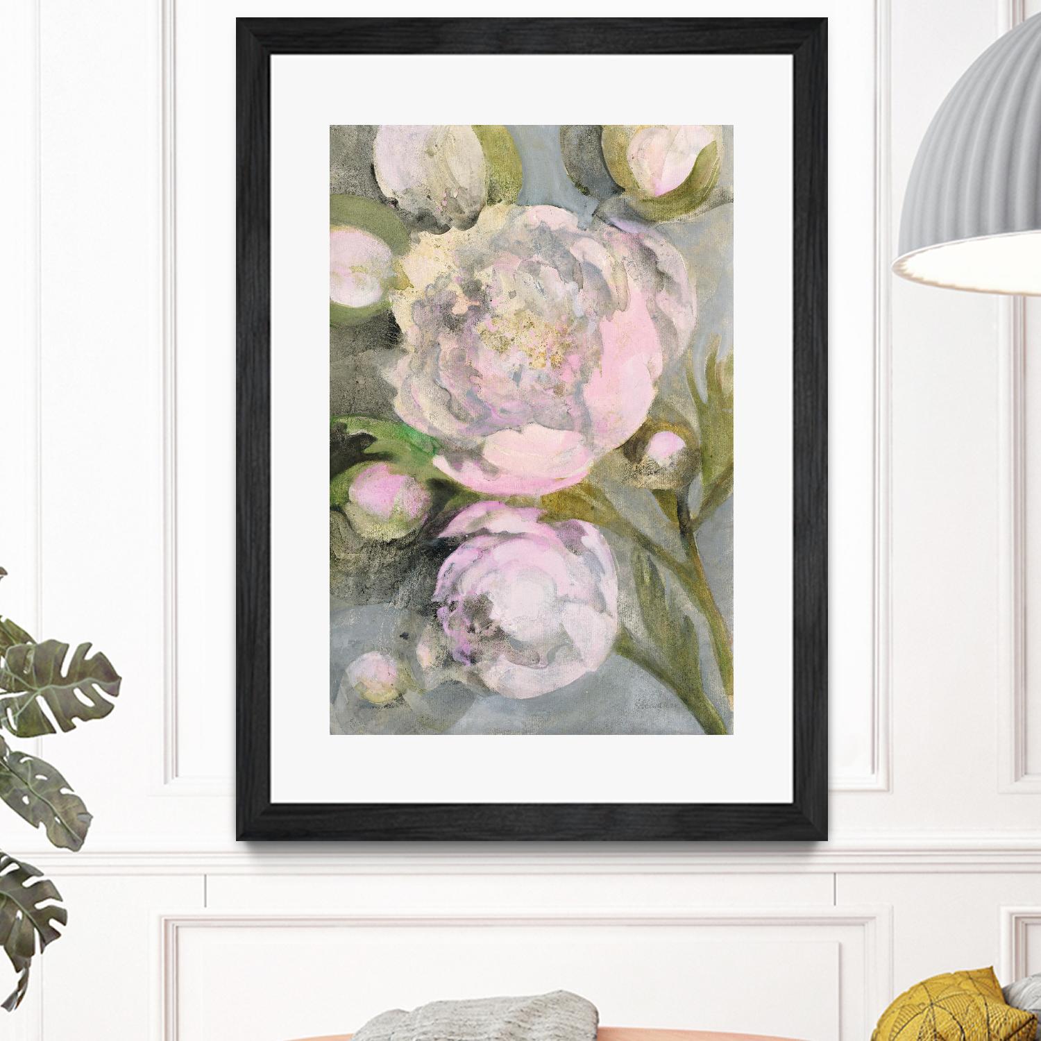 Favorite Peonies by Albena Hristova on GIANT ART - multi florals florals