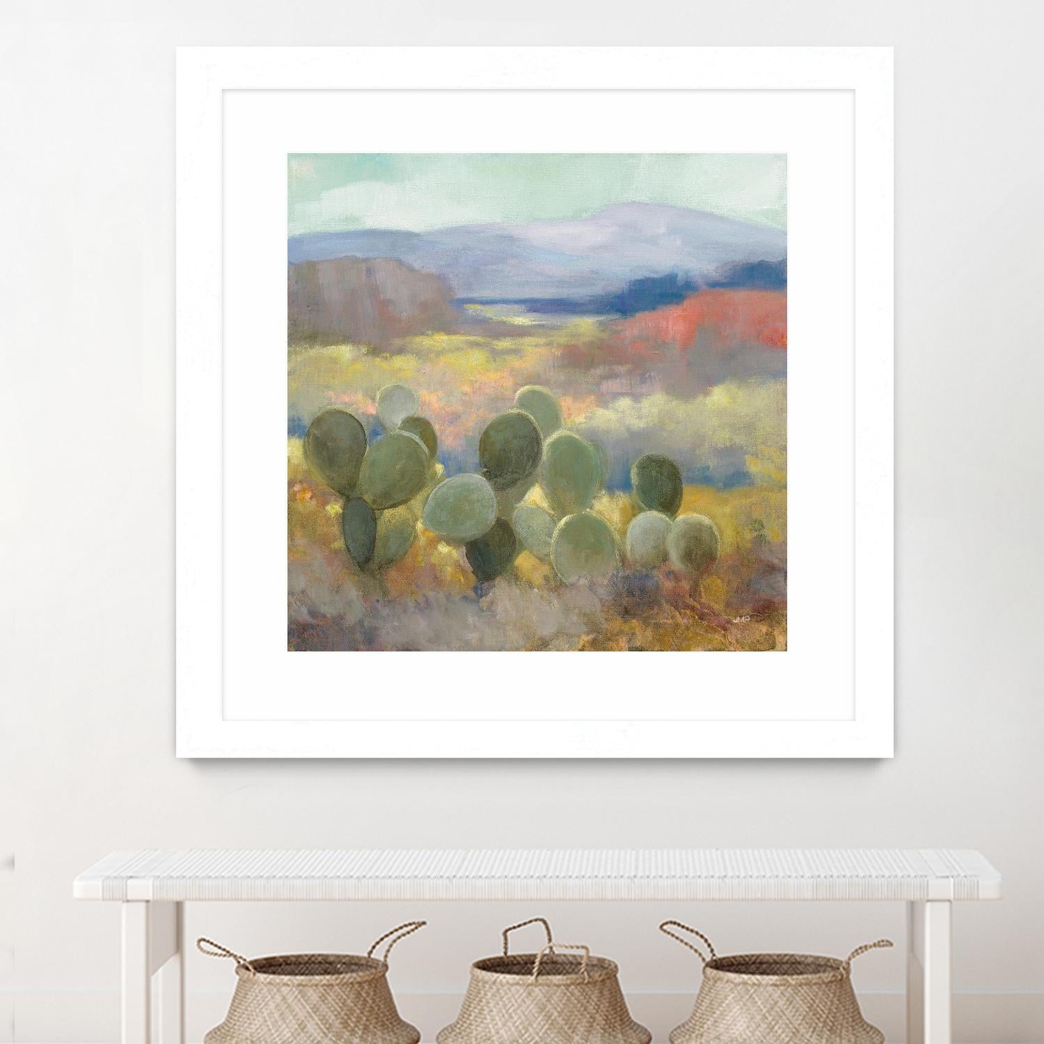 High Desert II by Julia Purinton on GIANT ART - landscape blue