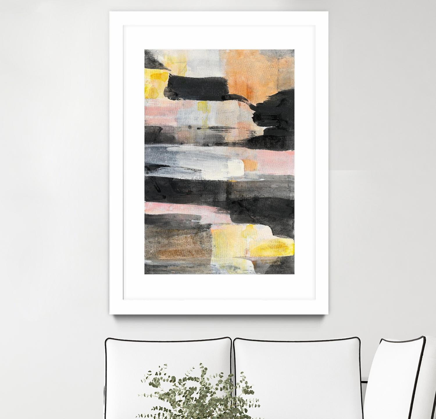 Break of Day by Albena Hristova on GIANT ART - orange abstract orange