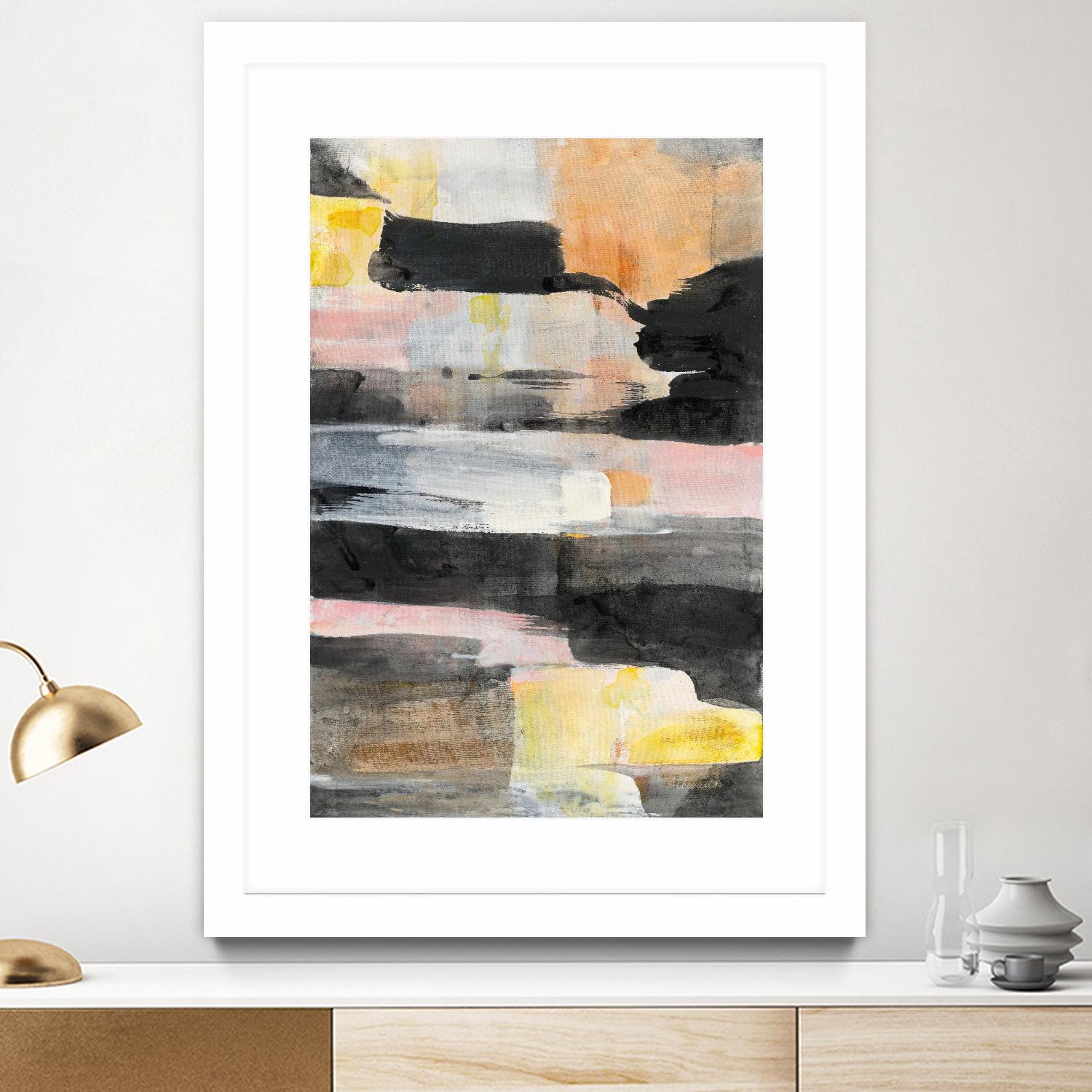 Break of Day by Albena Hristova on GIANT ART - orange abstract orange