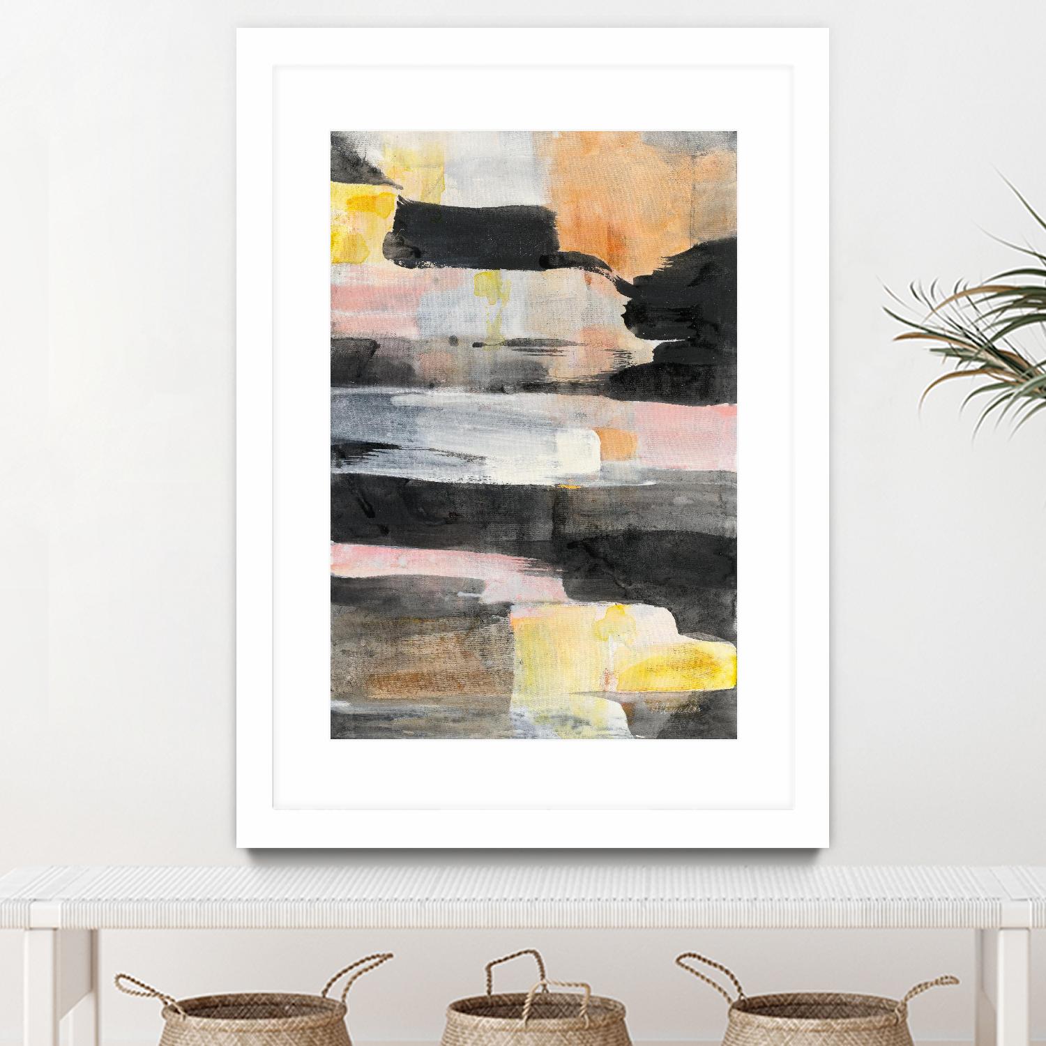 Break of Day by Albena Hristova on GIANT ART - orange abstract orange