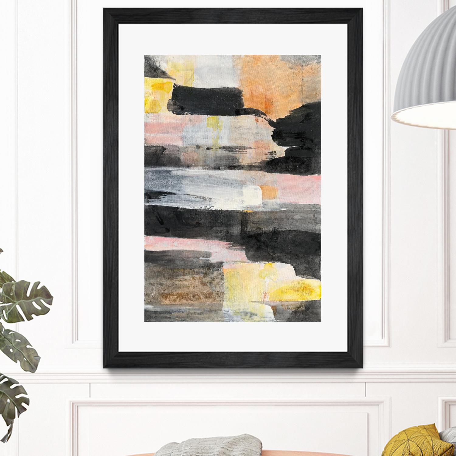 Break of Day by Albena Hristova on GIANT ART - orange abstract orange