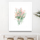 Vibrant Blooms II by Katrina Pete on GIANT ART - pink flowers floral