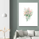 Vibrant Blooms II by Katrina Pete on GIANT ART - pink flowers floral