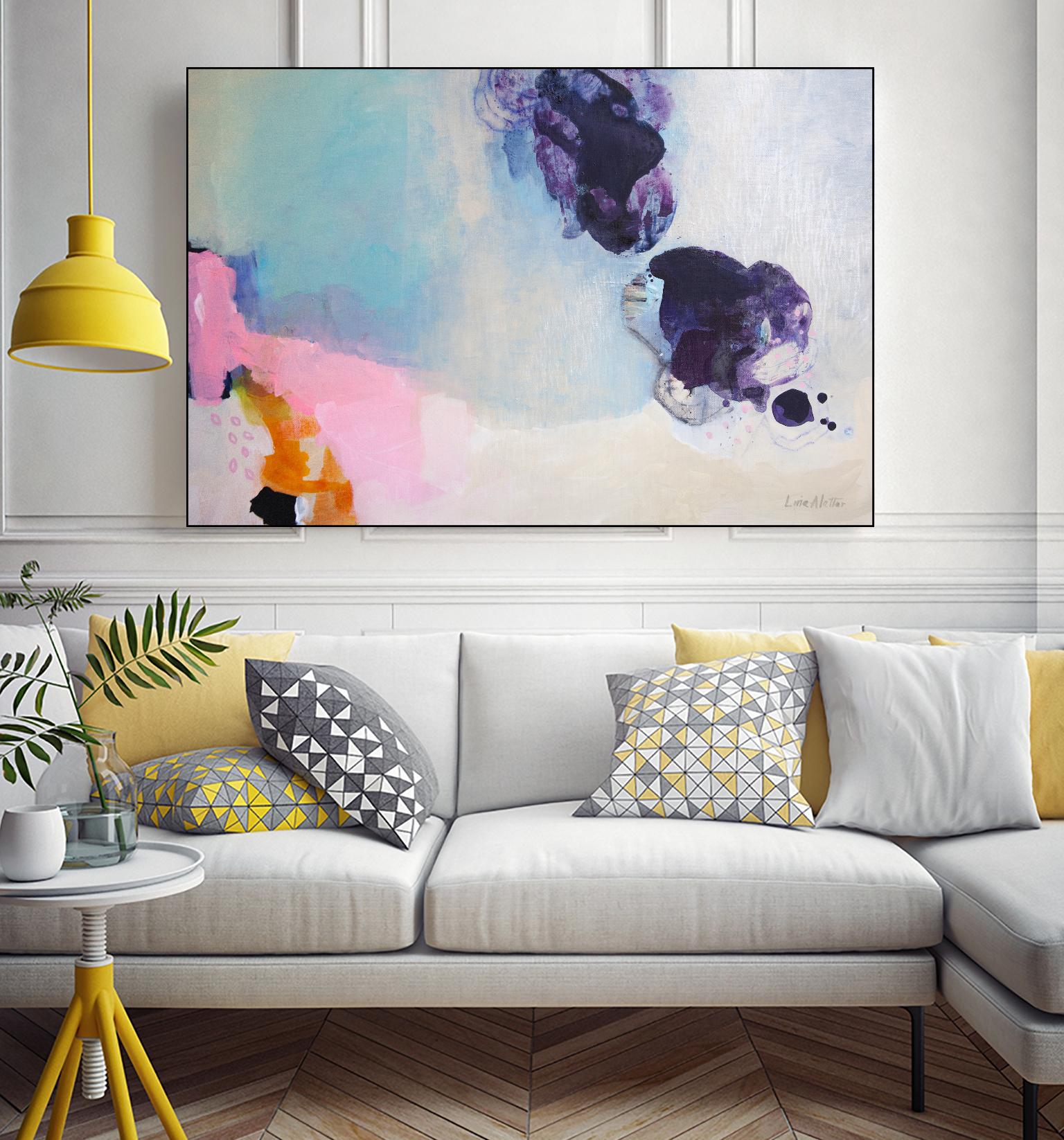 A Pair of Things by Lina Alattar on GIANT ART - multicolor abstracts; contemporary