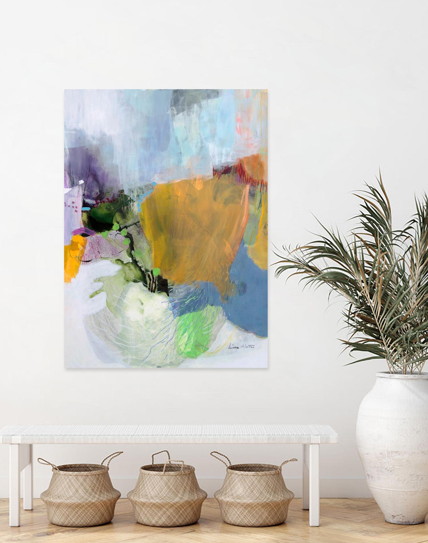 Where There Is Always More by Lina Alattar on GIANT ART - multicolor abstracts; contemporary