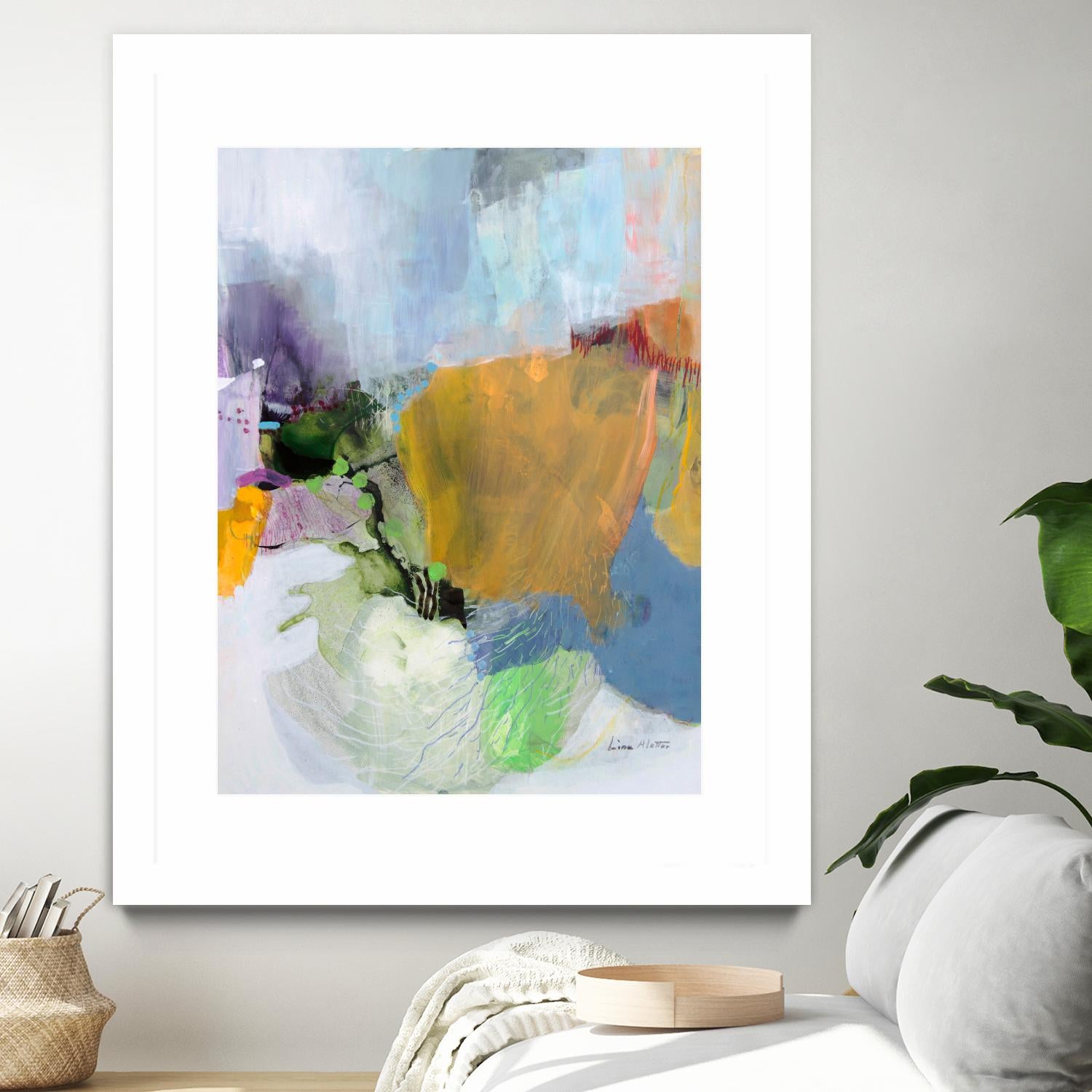 Where There Is Always More by Lina Alattar on GIANT ART - multicolor abstracts; contemporary