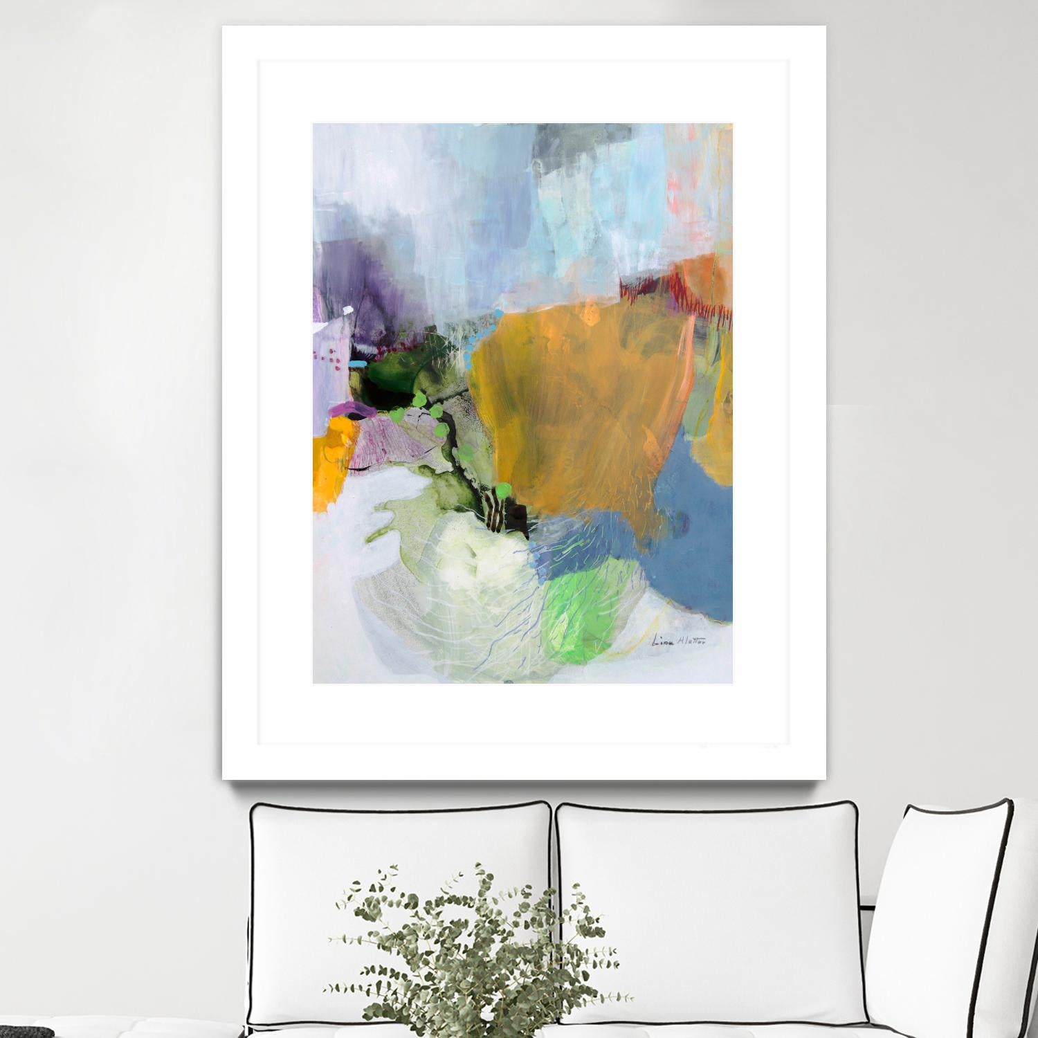 Where There Is Always More by Lina Alattar on GIANT ART - multicolor abstracts; contemporary