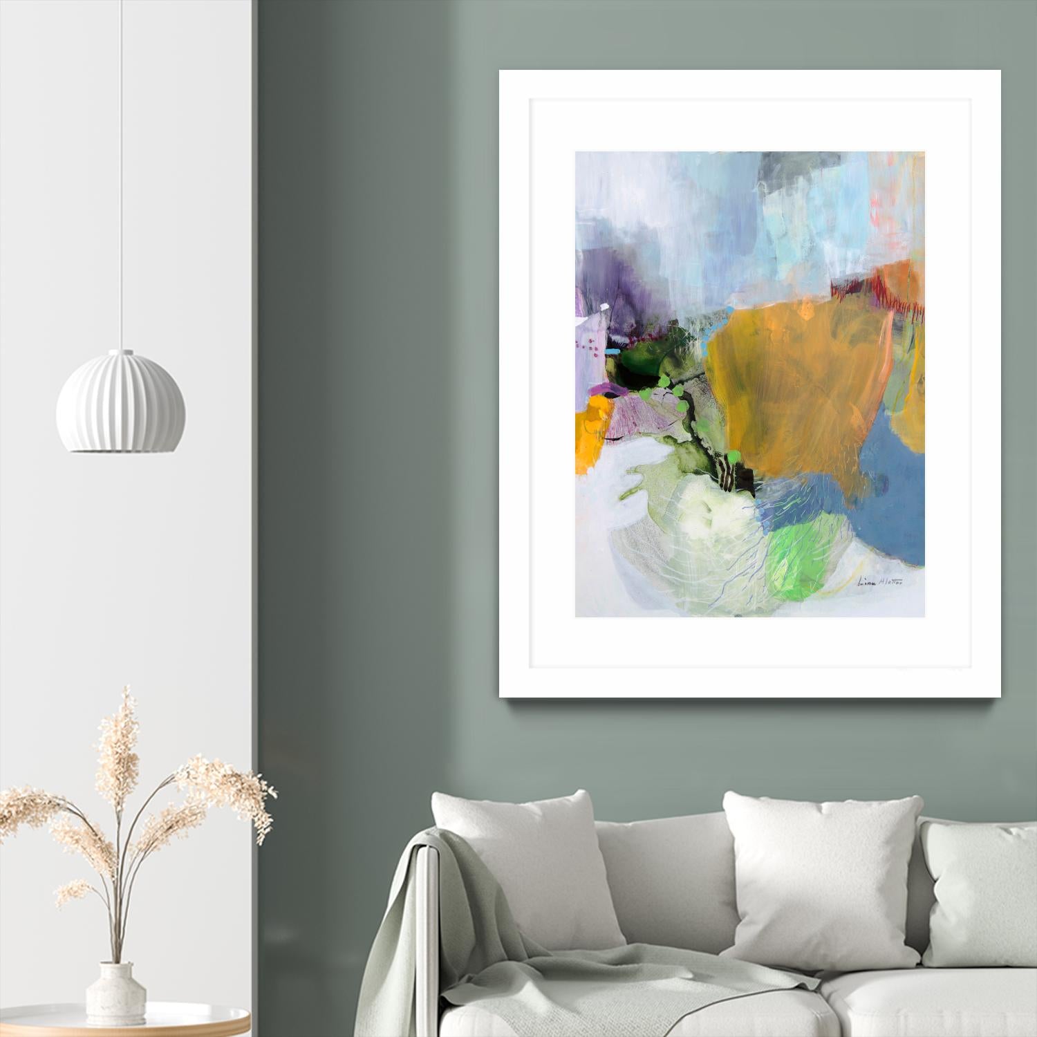 Where There Is Always More by Lina Alattar on GIANT ART - multicolor abstracts; contemporary