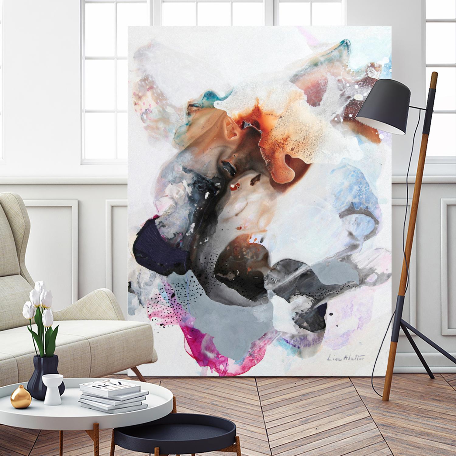 Without Intentions by Lina Alattar on GIANT ART - multicolor abstracts; contemporary