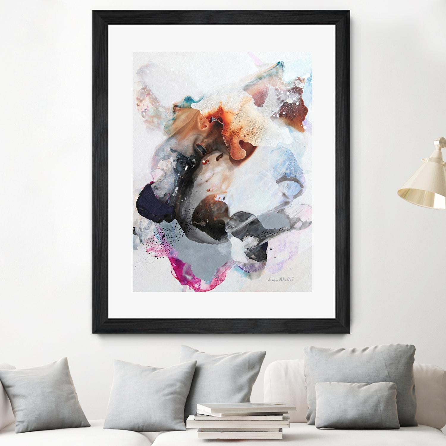 Without Intentions by Lina Alattar on GIANT ART - multicolor abstracts; contemporary