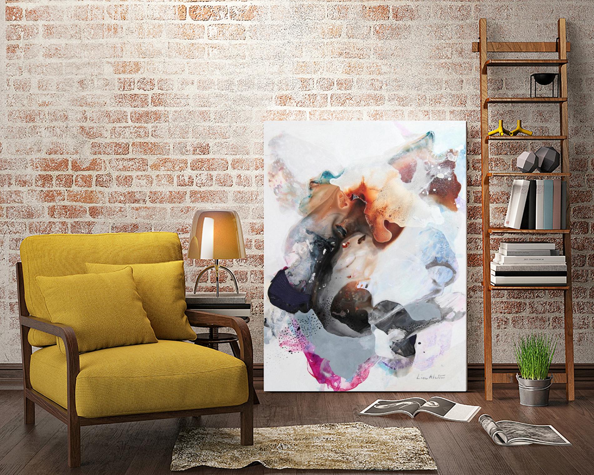 Without Intentions by Lina Alattar on GIANT ART - multicolor abstracts; contemporary