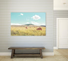 A Day in the Fields by Annie Bailey Art on GIANT ART - blue,green landscapes, photography, clouds, farms, hills
