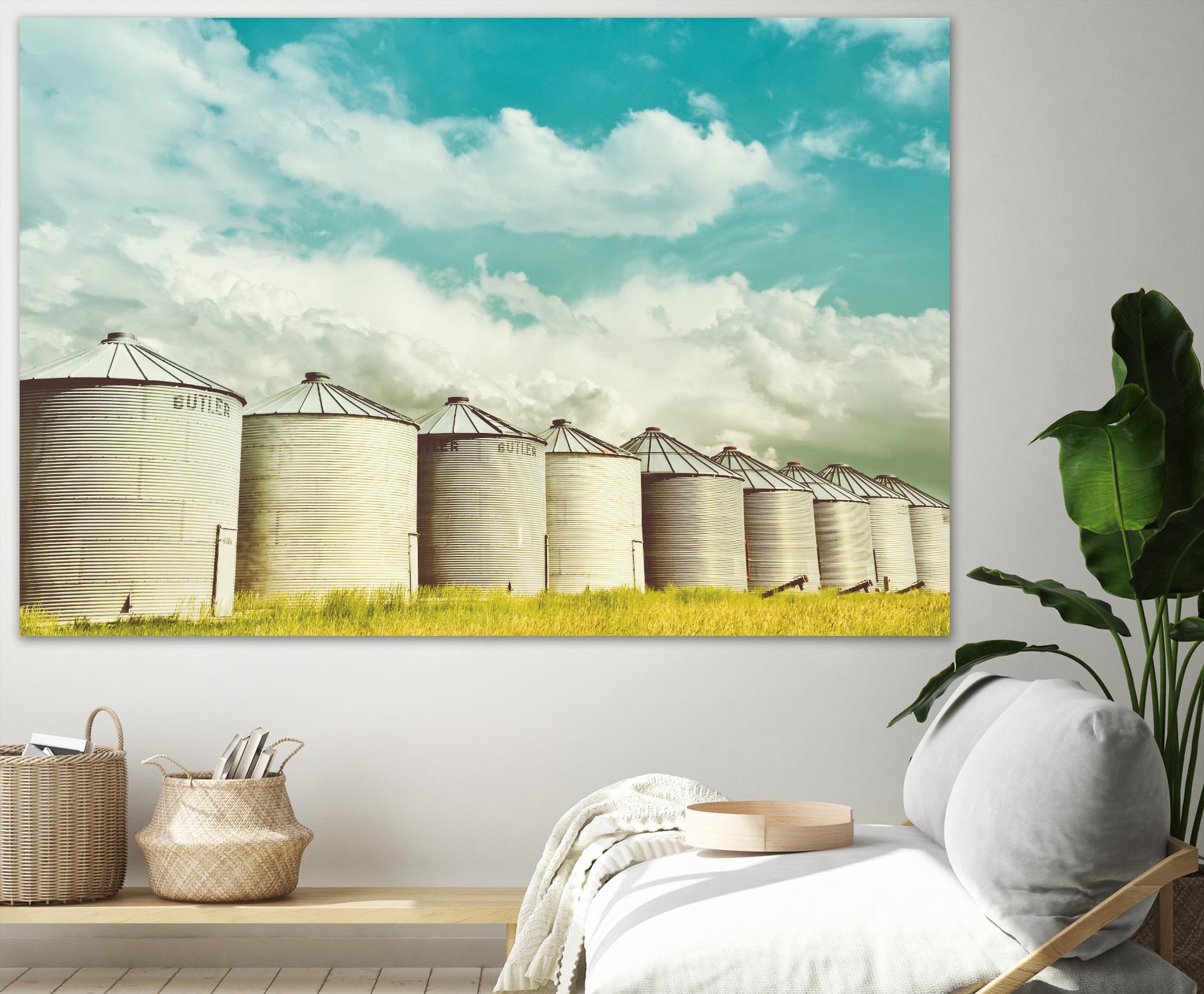All in a Row by Annie Bailey Art on GIANT ART - white,blue landscapes, photography, farms
