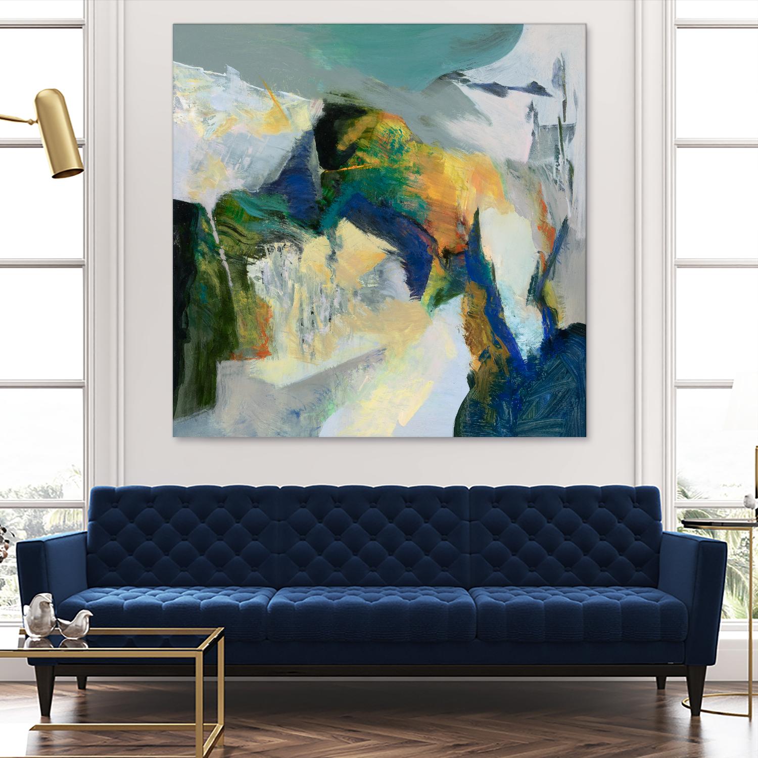 Iceberg by Emilia Arana on GIANT ART - multicolor abstracts, contemporary