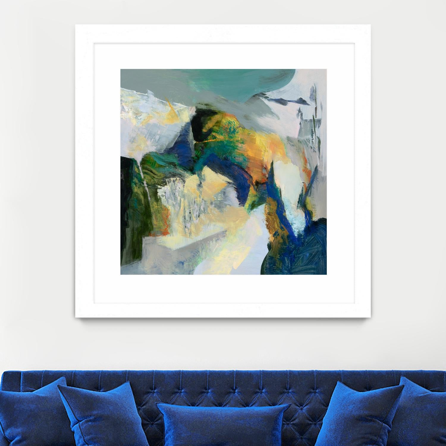 Iceberg by Emilia Arana on GIANT ART - multicolor abstracts, contemporary