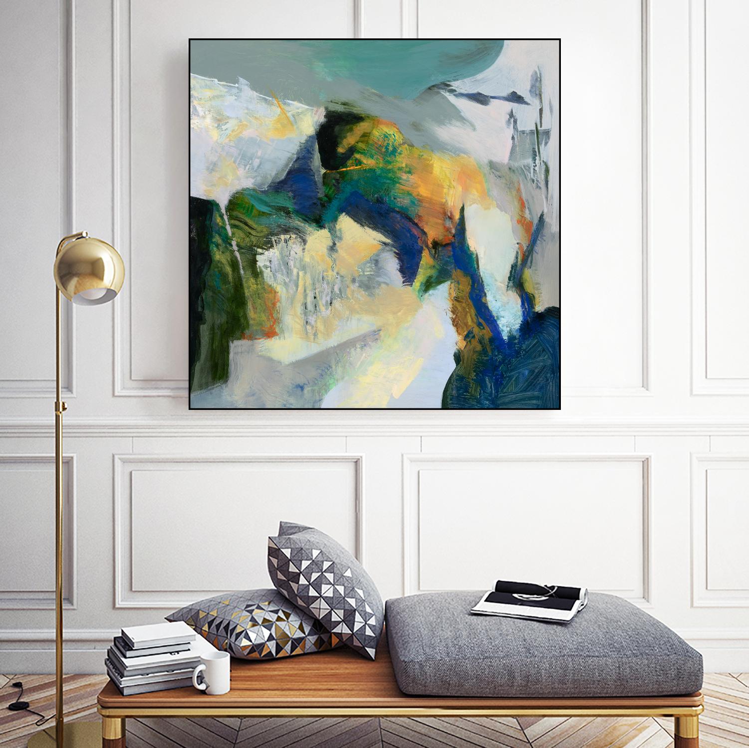 Iceberg by Emilia Arana on GIANT ART - multicolor abstracts, contemporary