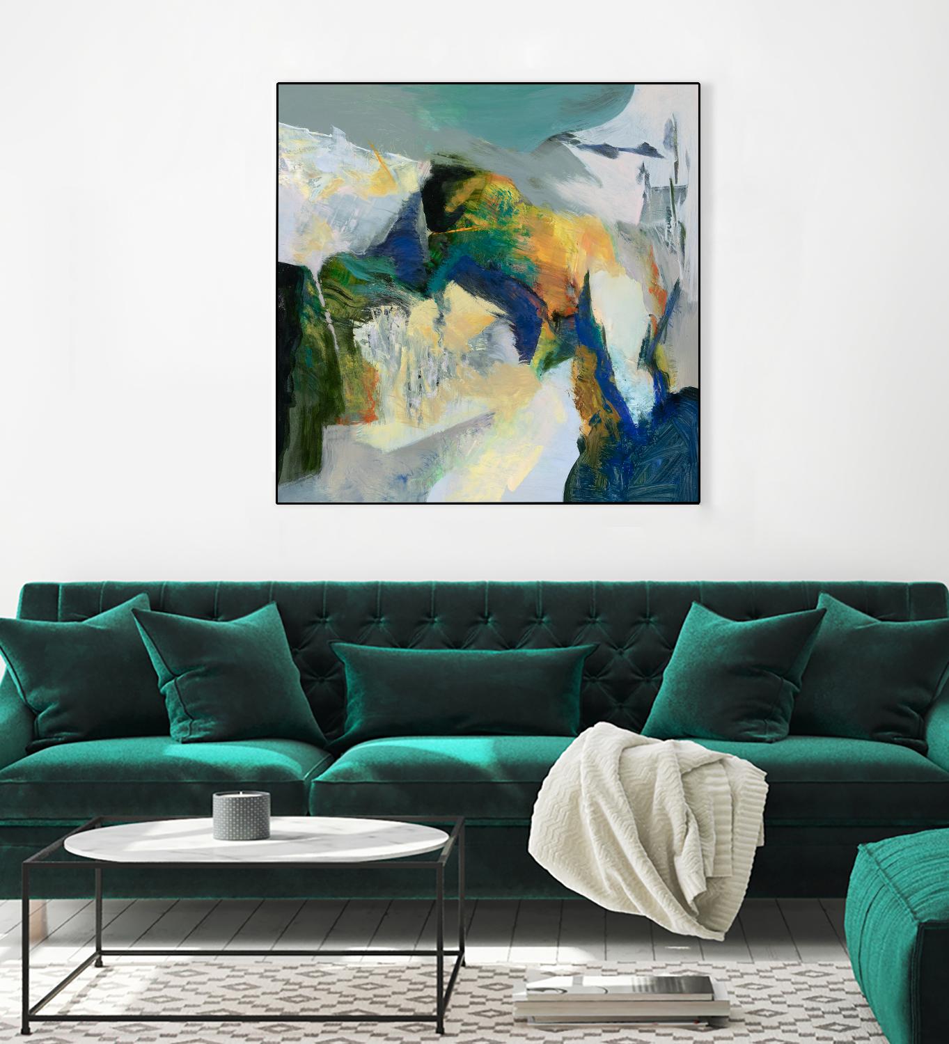 Iceberg by Emilia Arana on GIANT ART - multicolor abstracts, contemporary