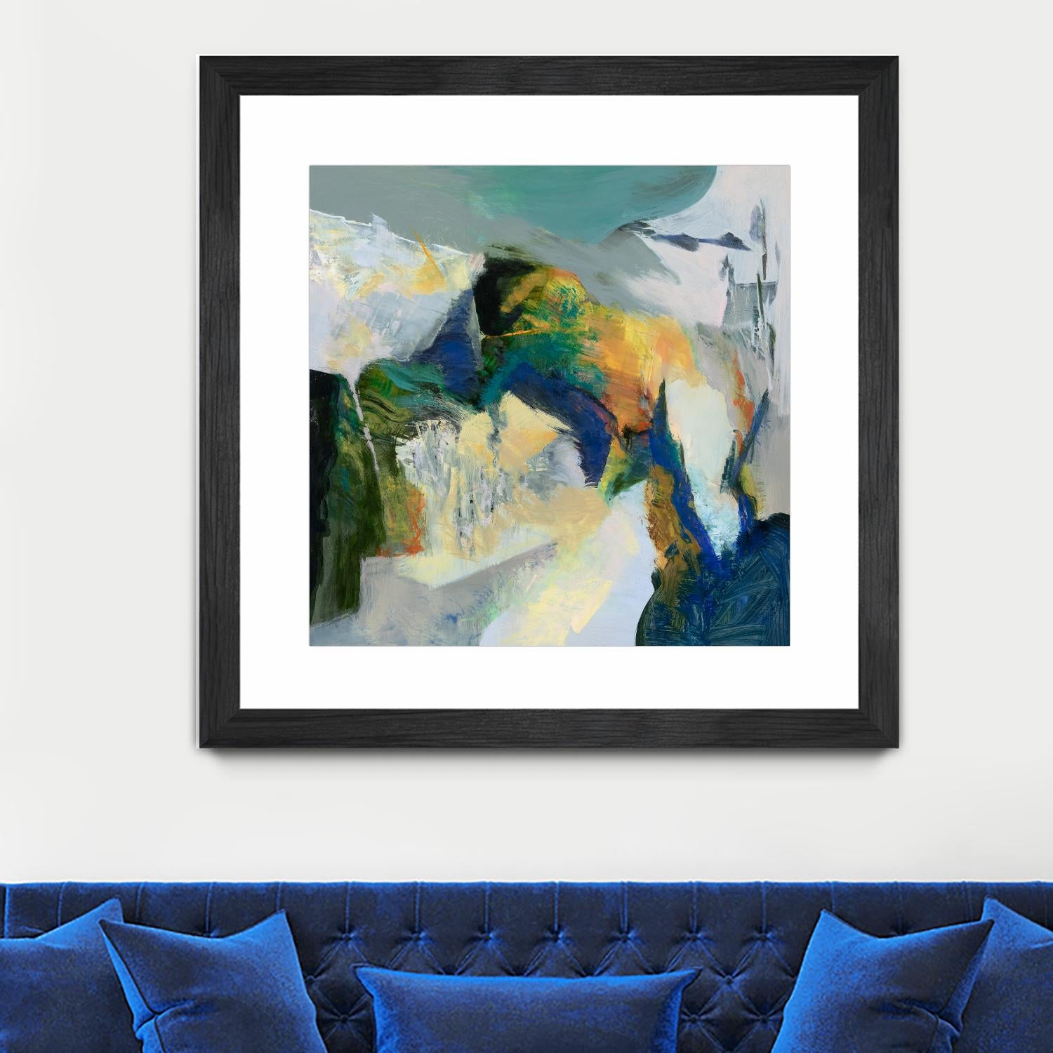 Iceberg by Emilia Arana on GIANT ART - multicolor abstracts, contemporary