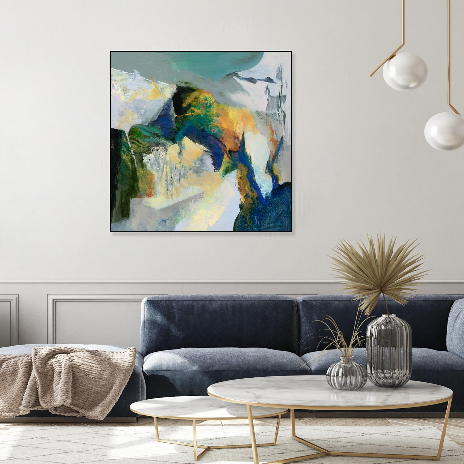 Iceberg by Emilia Arana on GIANT ART - multicolor abstracts, contemporary