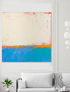 Calm seas by Don Bishop on GIANT ART - beige abstract