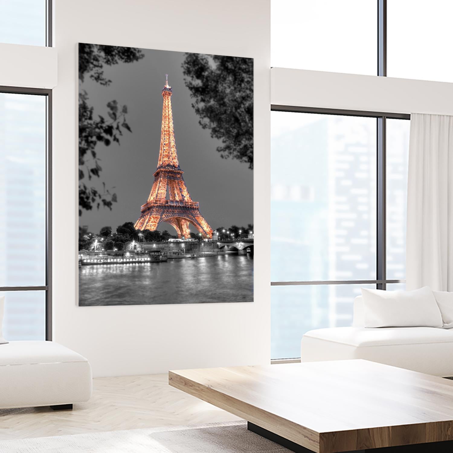 Nuit sur la Seine by Alan Blaustein on GIANT ART - multicolor photography; landscapes; people/places