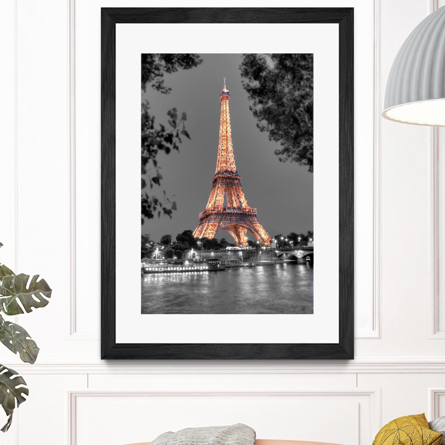 Nuit sur la Seine by Alan Blaustein on GIANT ART - multicolor photography; landscapes; people/places