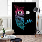 Night Owl by Michael Buxton on GIANT ART - multicolor urban/pop surrealism; contemporary; animals