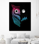 Night Owl by Michael Buxton on GIANT ART - multicolor urban/pop surrealism; contemporary; animals