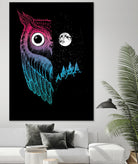 Night Owl by Michael Buxton on GIANT ART - multicolor urban/pop surrealism; contemporary; animals