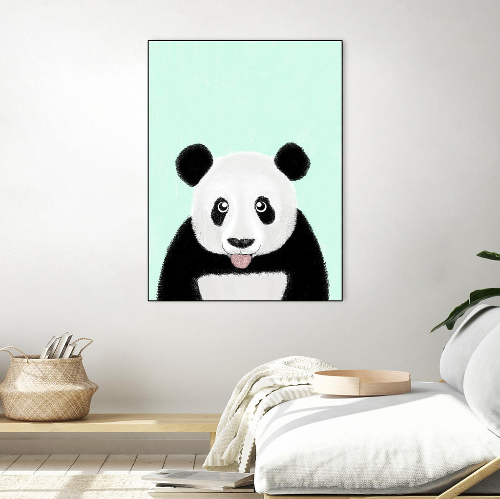 Cute Panda by Barruf on GIANT ART - multicolor urban/pop surrealism; animals