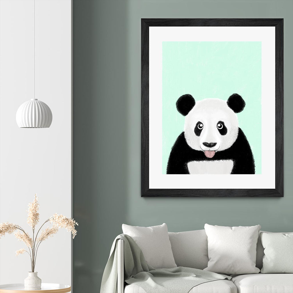 Cute Panda by Barruf on GIANT ART - multicolor urban/pop surrealism; animals