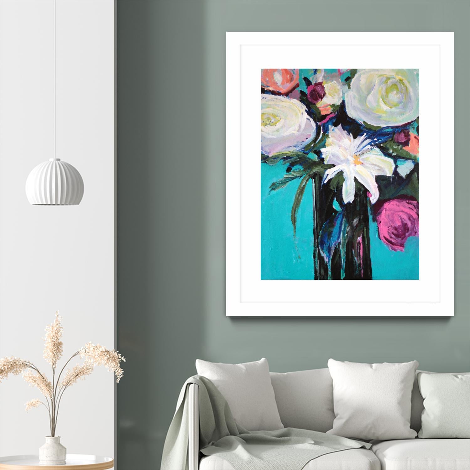White Lily by Jacqueline Brewer on GIANT ART - multicolor floral/still life; contemporary