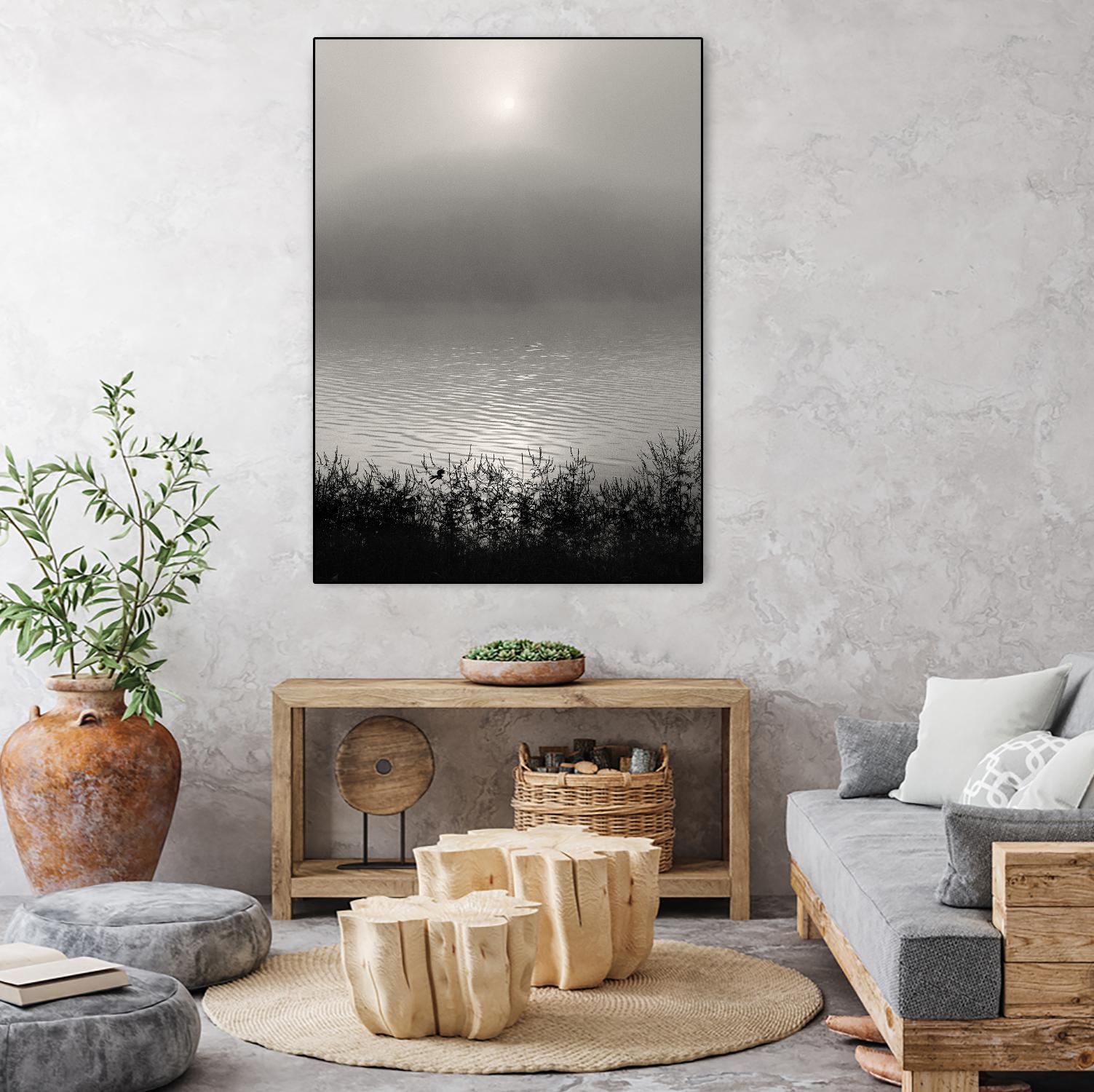 Monochrome Sunrise by Nicholas Bell on GIANT ART - multicolor photography; coastal; landscapes