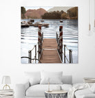 Island Harbor Pier by Alan Blaustein on GIANT ART - multicolor photography; landscapes; coastal