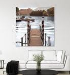 Island Harbor Pier by Alan Blaustein on GIANT ART - multicolor photography; landscapes; coastal