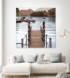 Island Harbor Pier by Alan Blaustein on GIANT ART - multicolor photography; landscapes; coastal