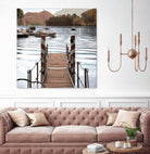 Island Harbor Pier by Alan Blaustein on GIANT ART - multicolor photography; landscapes; coastal