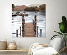 Island Harbor Pier by Alan Blaustein on GIANT ART - multicolor photography; landscapes; coastal