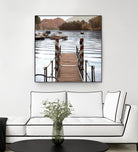 Island Harbor Pier by Alan Blaustein on GIANT ART - multicolor photography; landscapes; coastal