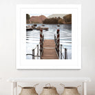 Island Harbor Pier by Alan Blaustein on GIANT ART - multicolor photography; landscapes; coastal