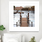 Island Harbor Pier by Alan Blaustein on GIANT ART - multicolor photography; landscapes; coastal