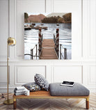 Island Harbor Pier by Alan Blaustein on GIANT ART - multicolor photography; landscapes; coastal