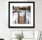 Island Harbor Pier by Alan Blaustein on GIANT ART - multicolor photography; landscapes; coastal