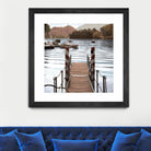 Island Harbor Pier by Alan Blaustein on GIANT ART - multicolor photography; landscapes; coastal